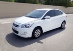 White Hyundai Accent 2017